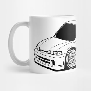 Baby car integra black pirnt Mug